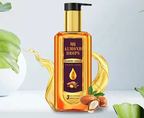 Bajaj Almond Drops Non Sticky Hair Oil